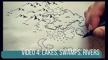 Drawing Swamps, Rivers, and Lakes | Map Tutorial 4