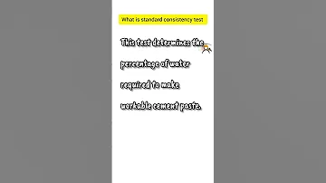What Is The Standard Consistency Test For Cement Consistency Test Vicats Apparatus 