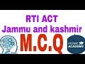 most important question j and k RTI act for jkssb exam by home academy