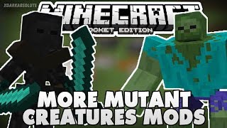 Minecraft PE: Mod Showcase - MORE MUTANT CREATURES MOD (Pocket Edition) screenshot 5