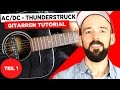 Gitarre lernen - AC/DC - Thunderstruck  -  Teil 1 - Hauptriff und Strophe