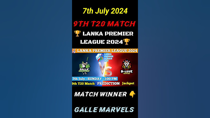 Galle Marvels vs B Love Kandy | 7th July 2024 | 9th T20 Match | #shorts #jackpotmatch #lpl #viral