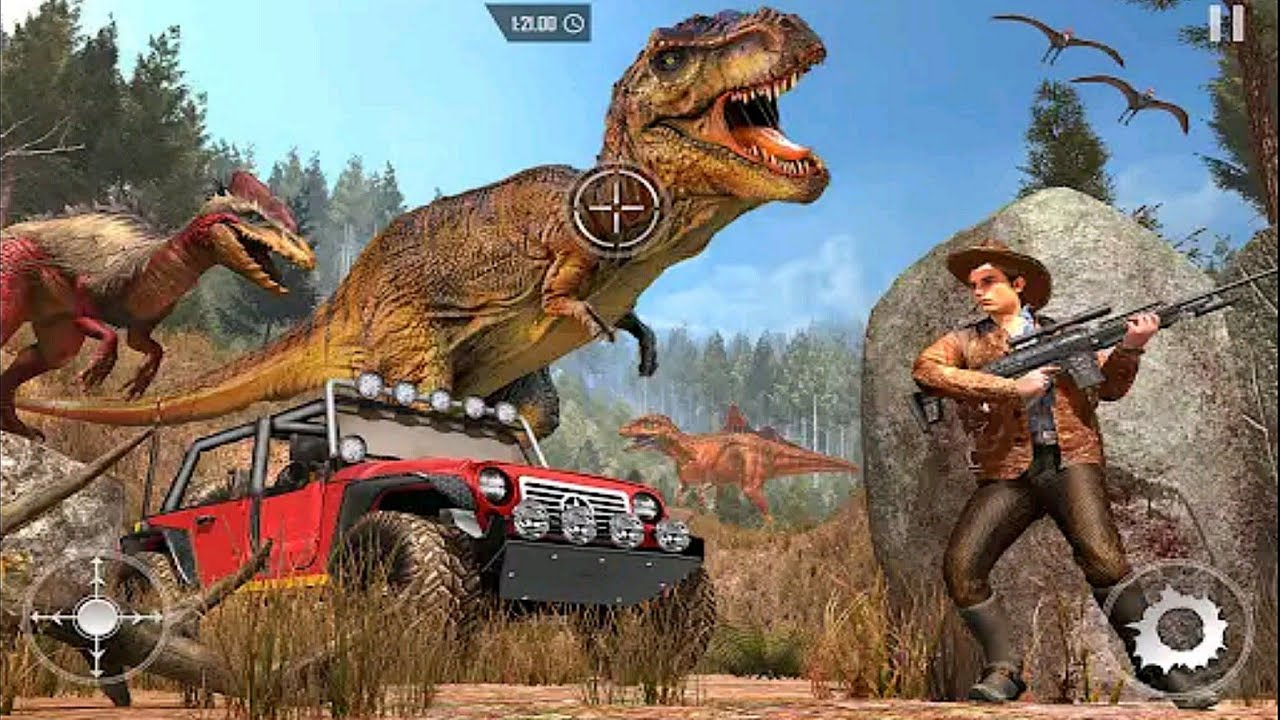 Wild Dinosaur Animals Hunting: Animals Dinosaur Hunting Simulator - Android iOS Gameplay