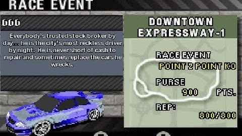 NFS Most Wanted GBA - Part 41 - Blacklist #8 - BBB