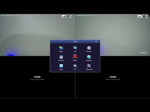 ZOSI Wireless NVR Security System Operation - How to Adjust The Camera PIR Sensitivity