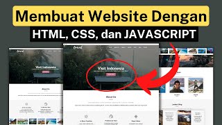 MUDAH! BUAT WEBSITE TRAVEL DENGAN HEADER VIDEO // Membuat Website Dengan HTML CSS dan Javascript