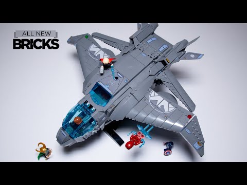 Lego Marvel 76248 The Avengers Quinjet Speed Build