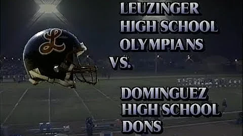 Football Game Of The Week   Dominguez vs Leuzinger   11-26-1999