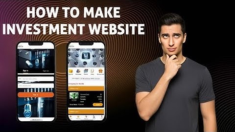 Investment website kaise banaye | How to make your own investment website by mobile