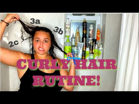 Curly Hair Routine With Short Hair And Curly Bangs Type 2c 3a