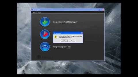 Software EasyLog - Descarregar dados do data logger