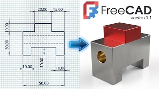 FreeCAD 1.0 - Complete Beginner Tutorial Step by Step Exercise 2
