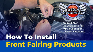 Install Multiple Plug and Play Front Fairing Lighting Products on Your Motorcycle