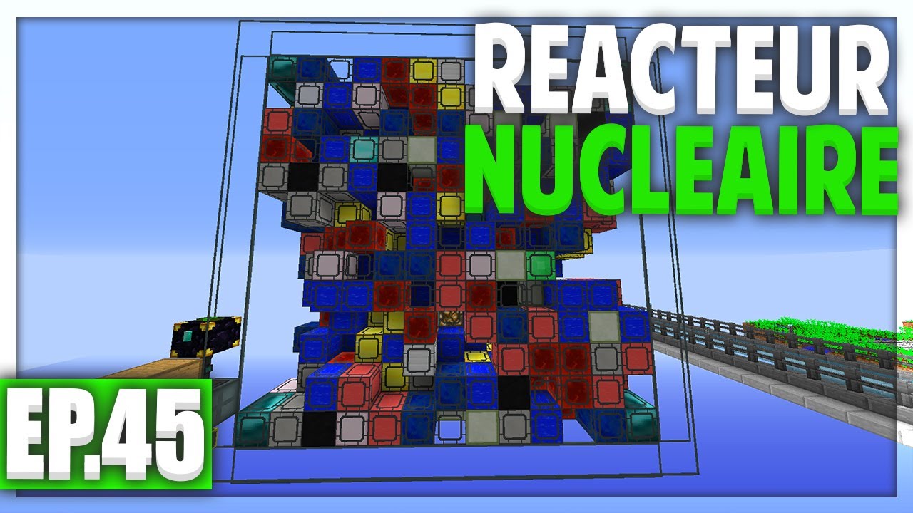 ON MET EN PLACE UN REACTEUR NUCLEAIRE ! | Minecraft Moddé - Chroma Sky