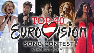 Eurovision 2015 - My Top 40