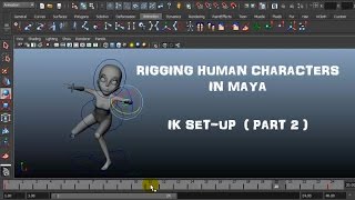 Rigging A Human Character in Maya (Part2/3) (Rosalina Model)