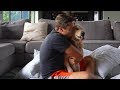 Hugging My Dog for Too Long (FUNNY REACTION 😂)