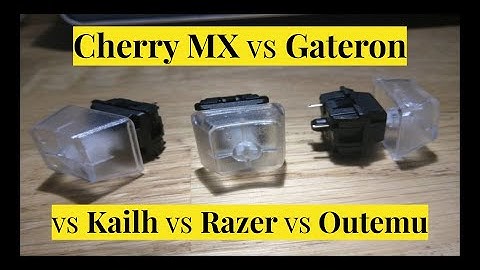 Đánh giá gateron vs cherry mx năm 2024