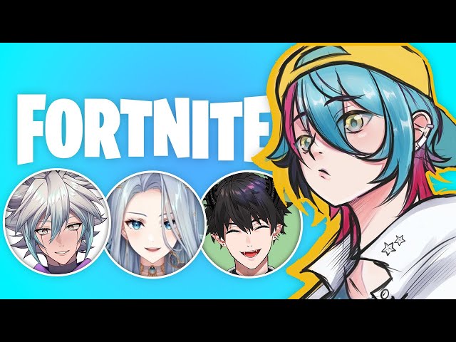 【FORTNITE】 w/ Amalee, CyYu, & Ren 【NIJISANJI EN | Kyo Kaneko】のサムネイル