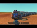 Riding a Scrap Mechanic Rocket Powered Farmbot Killing Golf Club