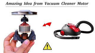 Amazing Project with 220v Vacuum Cleaner Universal Motor