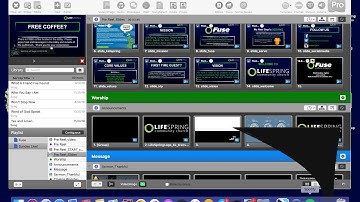 quick ProPresenter 6 tutorial using spotify and slides for pre-reel countdown