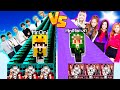 BTS 👦🏻 Vs BLACKPINK 👧🏻! DESAFIO DE LUCKY BLOCKS 🎇 ¿QUIEN GANARÁ ESTA BATALLA 💥? - MrOni