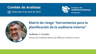 Matriz de riesgo “herramienta para la planificación de la auditoría interna”