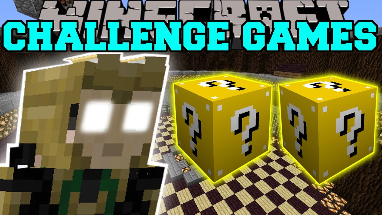 Minecraft: GAMINGWITHJEN SUPER LUCKY BLOCK CHALLENGE GAMES - Lucky Block Mod  - Modded Mini-Game 