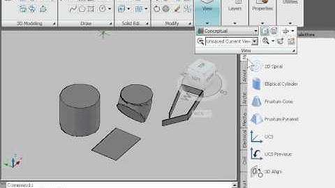 AutoCAD 2009  Урок 49  Навигация с помощью Куба измерений