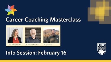 Career Coaching Masterclass at UBC | Program Overview | February 16, 2023 Info Session