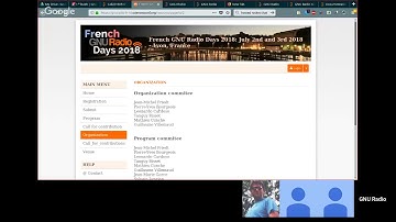 GNU Radio Project Call May 2018