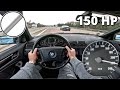 BMW 320D E46 150HP Facelift Touring (2004) | POV German Autobahn Top Speed