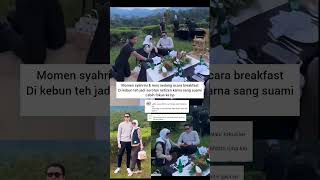 Momen Syahrini  Reno Sedang Breakfast Jadi Sorotan Netizen trending syahrini selebriti fyp