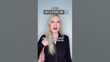 #pov For population control lying is forbidden...