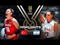 🇹🇷 TUR vs. 🇦🇷 ARG - Highlights | Women&#39;s OQT 2023