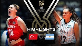 🇹🇷 TUR vs. 🇦🇷 ARG - Highlights | Women's OQT 2023