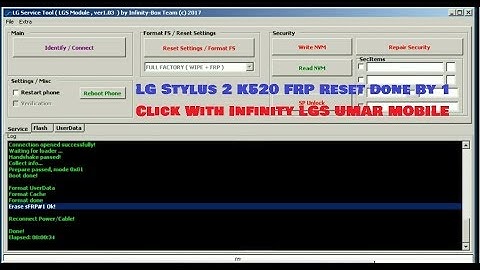 LG Stylus 2 K520 FRP Reset Done By 1 Click With Infinity LGS