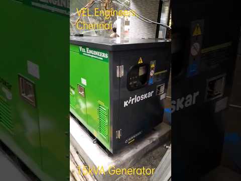 Delivered 15kVA Kirloskar