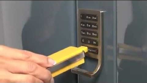 Digilock Registering Additional Manager Bypass Keys