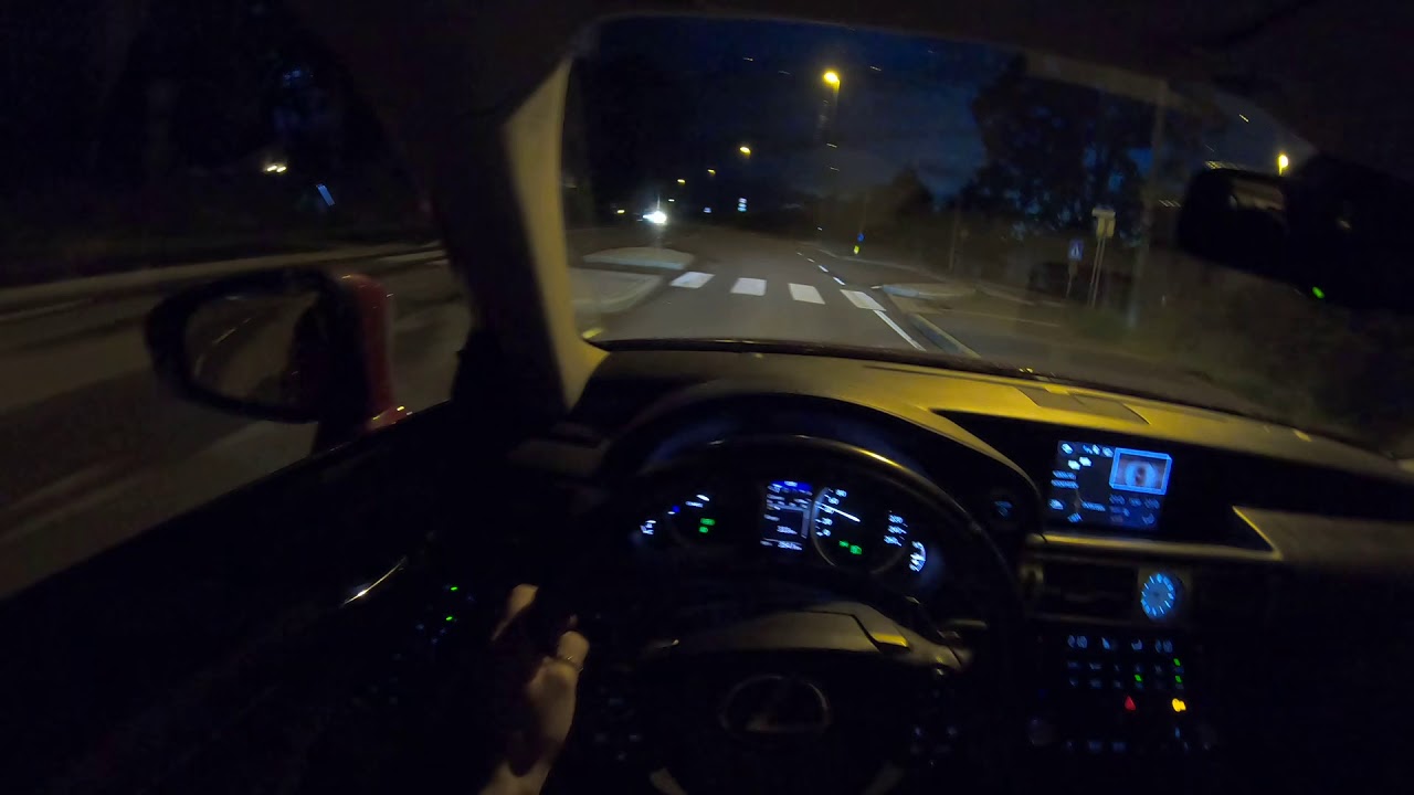 POV Lexus IS300h EMERGENCY BRAKING 100km/h YouTube