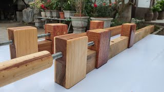 Beautiful Homemade Wooden Stick Clamps Diy Bar Clamps