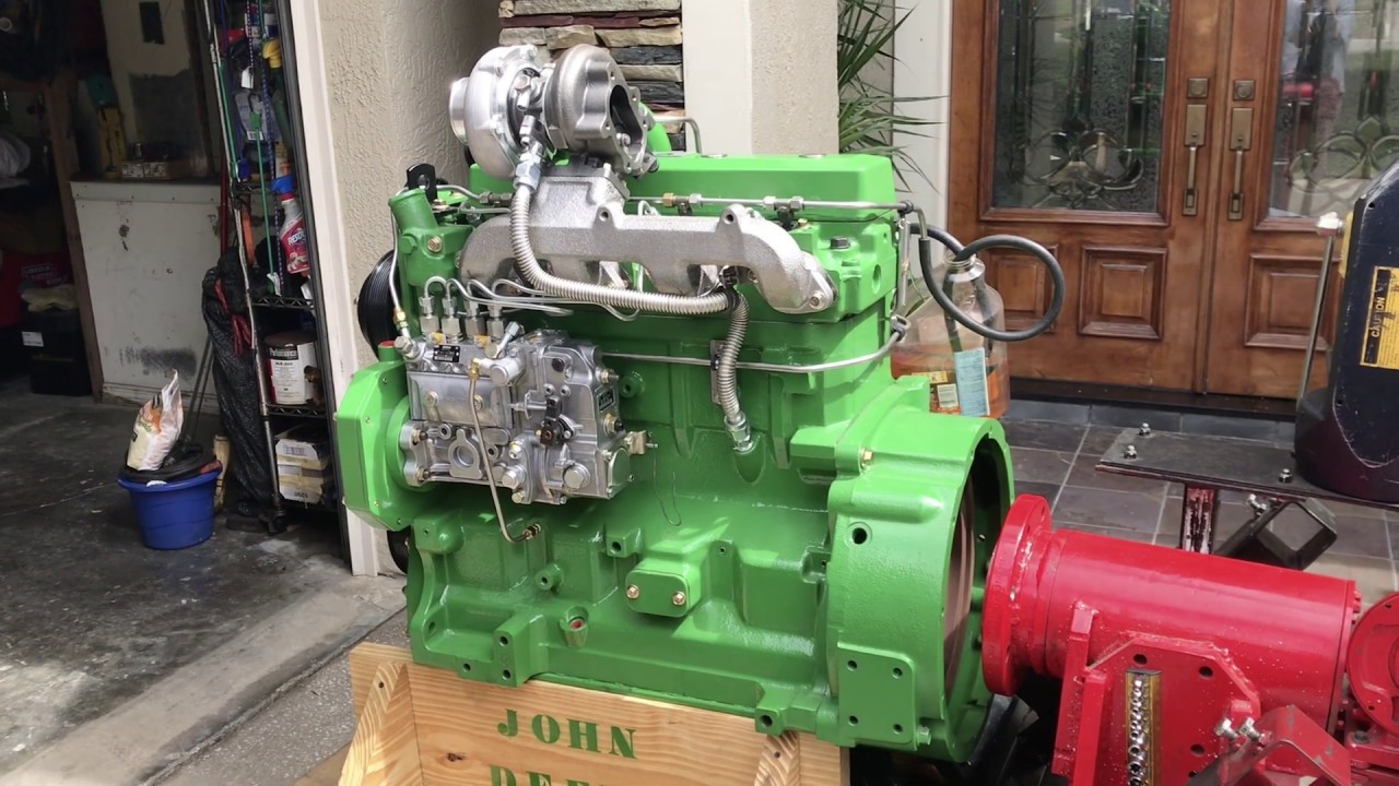 John Deere 4045 P pump conversion YouTube