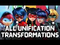 Miraculous all unification transformations season 15  miraculous ladybug