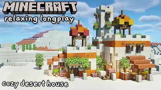 Minecraft Relaxing Longplay - Cozy Desert House (No Commentary) [1.19]