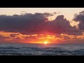 Sunset over the Atlantic Ocean Timelapse 4K