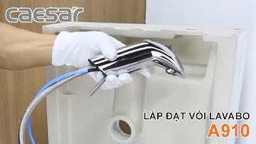 CAESAR A910 - Hướng dẫn lắp đặt Vòi chậu lavabo cảm ứng tự động - VUATHIETBI.COM