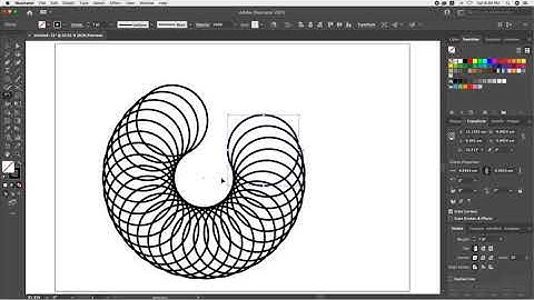 How to create optical illusion effect pattern in adobe illustrator