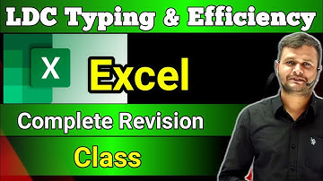 RSSB LDC-2025 ll MS Excel  Efficiency Complete Revision Class ll