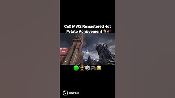 Call of Duty Modern Warfare 2 Remastered Hot Potato Achievement #shorts